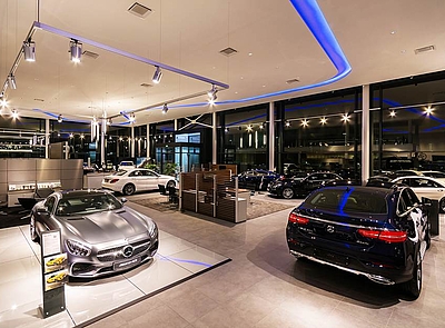 Mercedes Benz Autohaus in Perm (Russland)